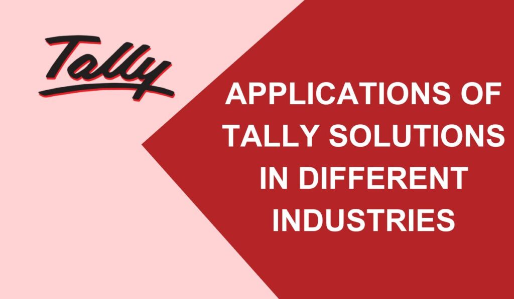 Applications of Tally Solutions in Different Industries