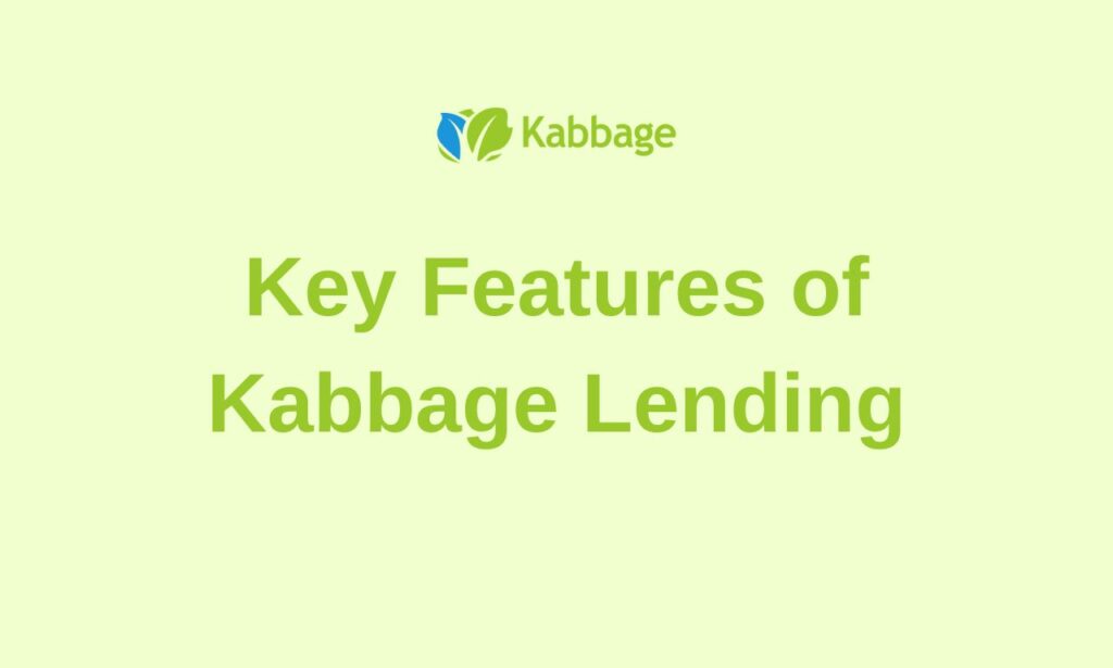 Key Features of Kabbage Lending